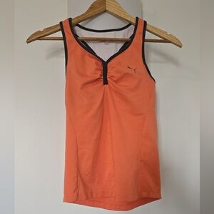 Puma Women's Bright Orange Tank Top